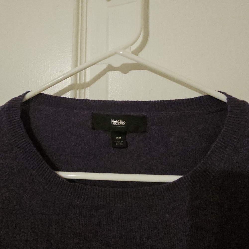 Mossimo Supply Co. Women's Purple Crewneck Sweater